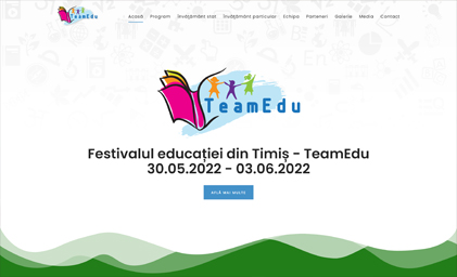 Foto site TeamEdu - Festivalul educației din Timiș 